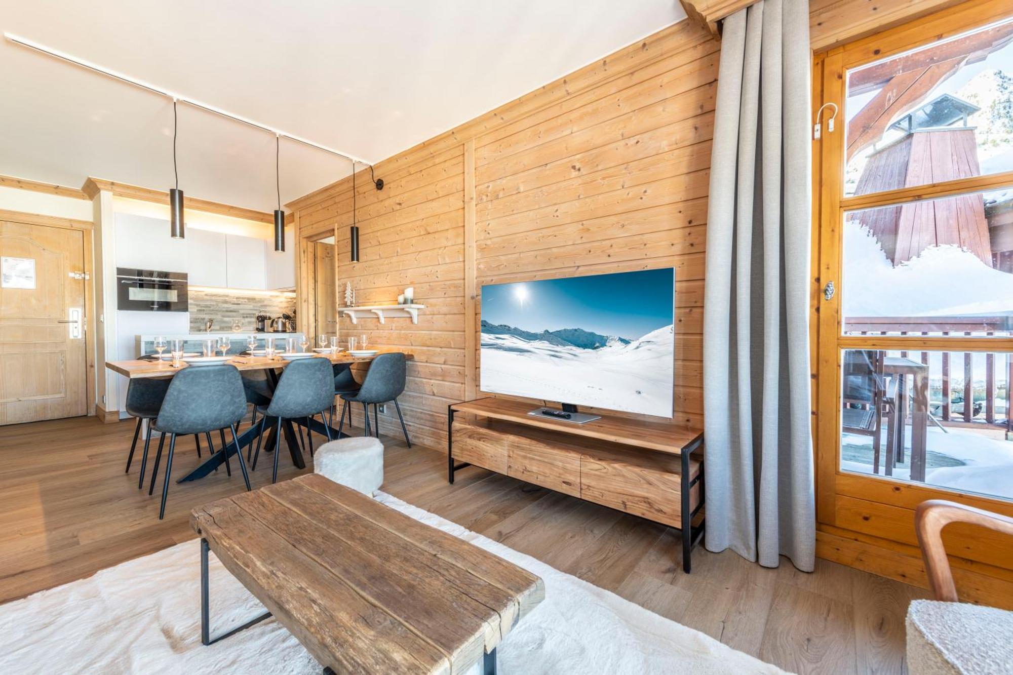 Appt Renove, 6 Personnes Arc 1950 Vue Exceptionnelle Montblanc, Sauna, Hammam, Piscine Int Et Ext Les Arcs  Exterior photo